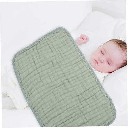 LOORGVEL 6pcs Cotton Burp Cloths Soft Muslin Washcloths for Newborns Absorbent Towels for Drool Sweat and Burping