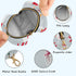 Christmas Duck Round Pacifier Storage Case with Zipper, Portable Pacifier Case for Travel, Diaper Bag & Purse, Pacifier