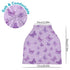 foixnub Baby Car Seat Canopy Covers Purple Butterfly White Star Nursing Breastfeeding Cover Multi-use for Infant