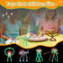 yewfall Kids,4Pcs Sensory Toys Italian Brainrot Pop Tubes Fidget Toys for Toddler Travel Toys with Suction Cups