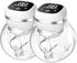 KISSBOBO MOM Wearable Breast Pump (ABP-1306),3 Modes 9 Levels with LED Dispaly, Low Noise