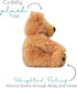 Cozy Bear Hugs - Microwavable & Weighted Plush Stuffed Animal - Heated Plushie for Warmth - Cute, Soft, Toy for Adults