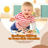 1-3 v4) Sumsoltic Busy Board,Montessori Toys for Year Old Boys & Girls,Travel Educational Learning Activities