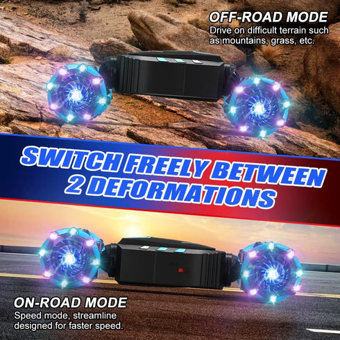 Axirata Remote Control Car Hand Controlled Gesture Stunt Car with Spray, Lights & Music for Kids 6-13, 4WD 2.4GHz