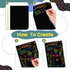 Cityrosy 160 Sets 3-12 Rainbow Scratch Paper for Kids: Pcs Scratch Art for Kids Arts and Crafts Birthday Gifts