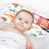YETTASBIN Watercolor Fire Truck Muslin Baby Burp Cloth, Super Soft Absorbent Cotton Burp Rag Baby Bibs Feeding Cloth