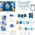 YHFNDIYS 1st Baby Boy Birthday Decorations, Baby First Birthday Decorations for Boy,Boys First Birthday Party Supplies