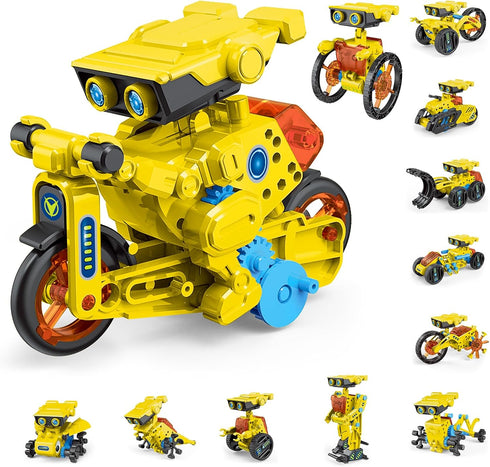 AESGOGO 12-in-1 Electric Robot Kit, STEM Projects Toys for Kids Age 8-12