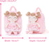 Backpack backpacks 9 Inches Gloveleya Kids for Girls Plush bag with Soft doll for Toddler baby Strawberry