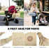 22L Puffer Crossbody Bags for Women Mom Large Diaper Bag Purse with Wipes & Trash Dispenser Cross Body Purses Messenger