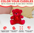 Grandma Smiley's Plush Best Friends Red Teddy Bear Stuffed Animal, 9-inch Hypoallergenic for Christmas, Baby Shower