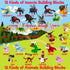 WODMAZ 24 Packs Animals Insects Building Blocks, Easter Party Favors for Kids Easter Basket Stuffers Goodie Bag
