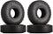 INJORA 1.0 Tires-S4 Multi Terrain Pin Crawler Tires for TRX4M SCX24 AX24 FCX24 Upgrade Parts, 65 * 19mm