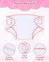 6 Set 12-15 Inch 3+ BABESIDE Baby Doll Diapers, Pcs Reusable Doll Diaper for Dolls, Soft Baby Doll Accessories