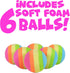 Hog Wild Pink Unicorn Ball Popper Toy, Includes 4 Soft Foam Balls, Safe for Indoor/Outdoor Play
