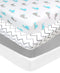 American Baby Company 4 Pack Fitted Crib Sheets 28" x 52", Soft
