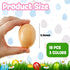 18 3 PCS Colors Wooden Fake Chicken Eggs,Wood Nest Egg Faux Egg for Crafts,Nesting Box,Easter,DIY,Help Hens Lay Eggs