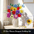 Set, 18 1065 8-12+ PLAXSOON Flower Bouquet Building Flowers Gift for Mothday Day Botanical Collection Building Block