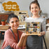 Kitchen Miniature House Kit, Mini Model Kits with Home Decor Furniture and LED, DIY Dollhouse Kit for Adults Teens