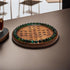 Handcrafted Wooden Solitaire Marble Game, 33 Marble Balls, Large Board Strategy Game for Adults and Family Gifts