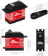 IP67 40KG 25T 1/12 1/10 1/8 Hobby Fans RC Digital Servo, Waterproof Metal Gear Servo High Torque Servo with Servo Horn