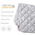 Baby Blanket for Boys and Girls, Soft Cozy Blankets for Kids, Toddler Comforter Quilted with Grey Star Print, Ultra Soft and Comfortable Baby Comforter Down Alternative Crib Comforter, 39x47 Inches by Moonsea