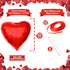 KatchOn Big Red Heart Balloons - 32 Inch, Pack of 2 for Valentines Day Decorations, Heart Shaped Balloons