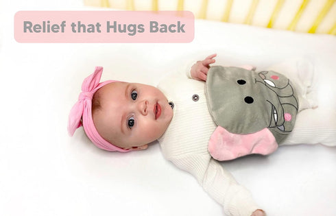 bebon Upset Tummy Baby Colic, Gas and Stomach Relief, Baby Heated Wrap for Newborns - Belly Hugger - Infant Swaddling
