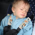 2Pcs Baby Car Seat Neck Cover for Kids, Children Seat Belt Cushion Cute Cartoon Pattern, Comfortable Soft Belt Pads