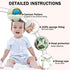 Adjustable Infant Baby Safety Helmet & Baby Knee Pads 3 Pairs Toddler Protector Cap Soft Cotton Cushion, A Bump-Free Safety Hood for Your Baby to Learn to Crawl, Walk, and Run with Soft Knee Pads by REFLYAWAY