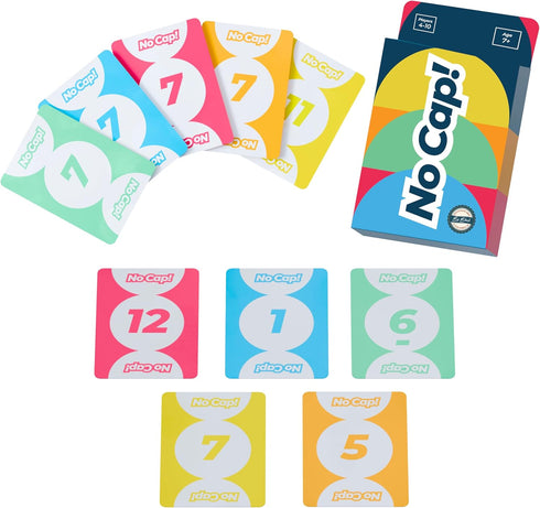 NO CAP! - The Thrilling Card Game for Kids and Teens - Perfect for Family Game Night, Travel Sized Fun