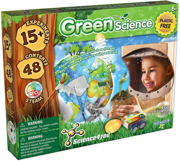 PlayMonster Science4you Green Science - 15+ Experiments for Kids to Learn About Nature