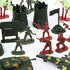 AMOR PRESENT 307 PCS Army Toys Military Set with Plastic Toy Soldiers, Figures, Accessories, Vehicles, and Aircraft