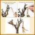 15PCS Set Toymany Monkey Primates Figurines, Plastic Jungle Animals Included Tree Monkey Ape Tree Chimpanzee Gorilla