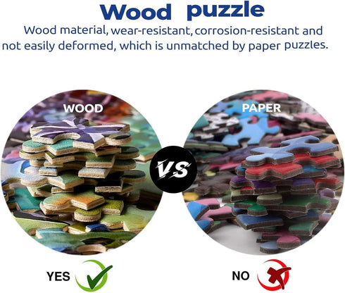 DALUOHAOQI 1000 1000 Puzzles for Adults Piece Puzzles Piece-Wooden Puzzles-Puzzle Hands-on Game-Family Decoration