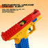MUJERWQ Set 100 14+ DIY Building Block Foam Blaster - Educational STEM Toy Gun with Foam Darts & Display Stand