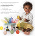 Taf Toys Sensory Baby Tissue Box - Montessori Square Sensory Toys with Colorful Pull Scarves, Play Balls, and Cards.