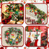18 Pack Sets JOICEE Christmas Ornaments Building Blocks, Xmas Tree Ornaments Building with Strings Hanging Decoration