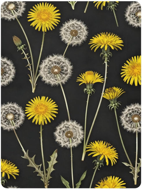 CZXW 52" 28" Botanical Dandelions Crib Sheets Fitted x Natural Cotton Soft & Breathable for Baby Crib Mattress