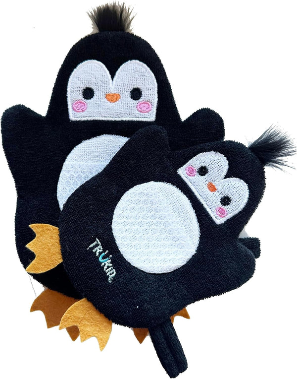 TruKid BubbleGlove, Bath Wash Gloves-Sponge - Hand Puppet for Kids & Toddler,