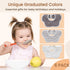 6 Pack MUKIN Soft Cotton Muslin Baby Bibs | Adjustable Snap Closure for Newborns| Absorbent for Drooling, Teething