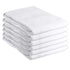 3-Ply 10 Pack Ruvanti Unisex Baby Boys Girls Birdseye Prefold Cloth Diapers Washable - White