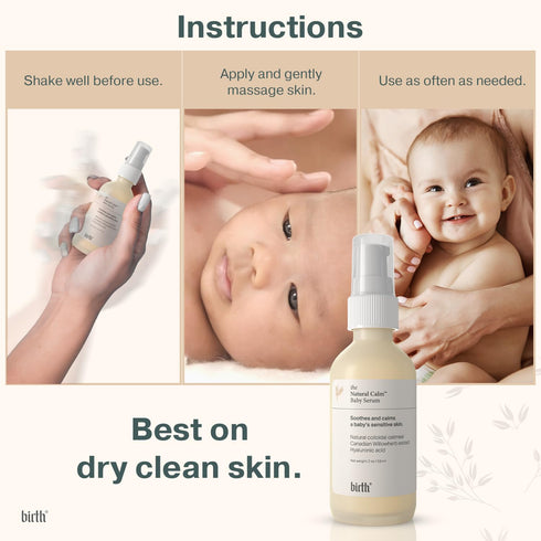 Baby Eczema Serum for Newborns, Steroid-Free, Safe for Rashes and Redness - Made in Canada, 20z | 59 ml