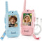 Fabeto Walkie Talkie for Kids with Video: 2 Pack Rechargeable Toddler Toys with