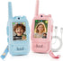 Fabeto Walkie Talkie for Kids with Video: 2 Pack Rechargeable Toddler Toys with