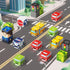 Gamcrown Set, 35PCS 3-8, City Traffic Magnetic Blocks STEM Toys for Kids Ages Travel Building Toys with Carrying Case