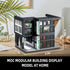 City Coffee House Architecture Building Blocks Set, Modern Cafe Shop Construction Toy with Light, Gift for Kids 6-12