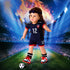 18-inch Girl Doll Clothes Accessories - Team USA 6 Piece Soccer Uniform with Headband, Shirt, Shorts, Socks