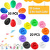 Augshy 20Pcs Egg Shakers Musical Instruments, 20 Pcs Dance Scarves for Kids Music Learning