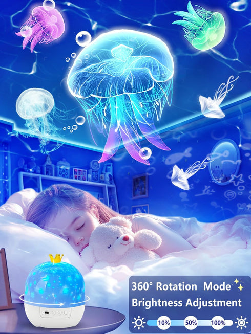 Eigther 21 Sets 1-14 360 of Films, Projector Night Light for Kids Bedroom, Ceiling, Baby Night Light Projector, Star